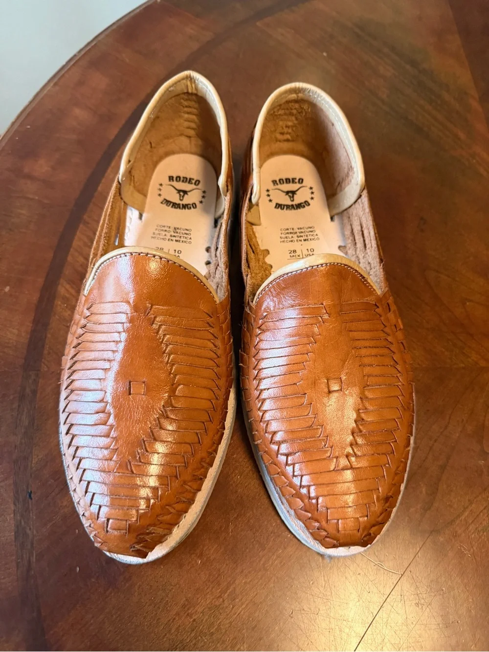 Rodeo Durango Huarachos Men’s Brown Leather Sandals Size 10
